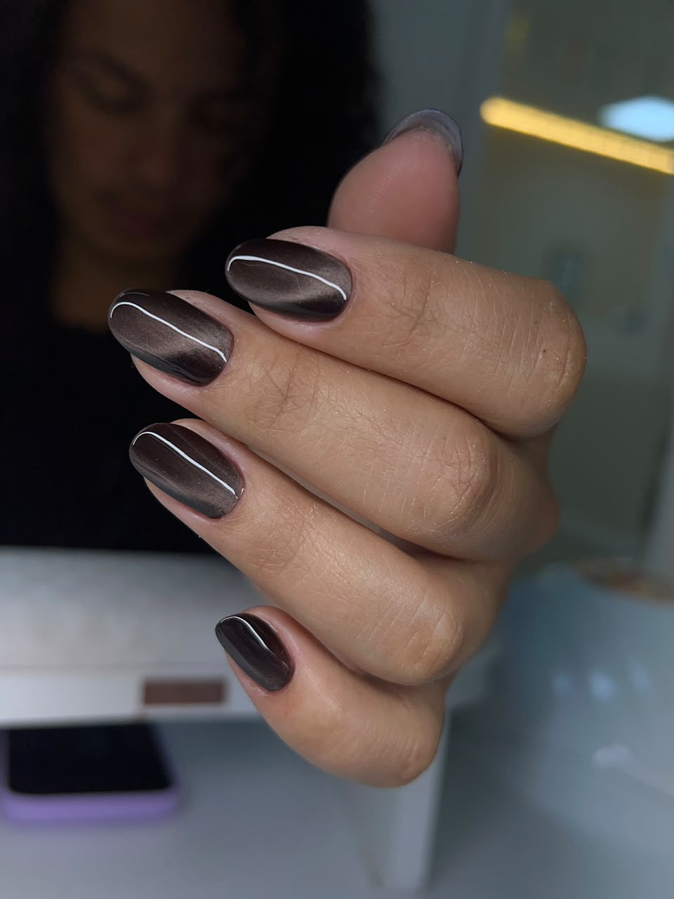 Trabalho de nail design realizado pela Rebeca 10